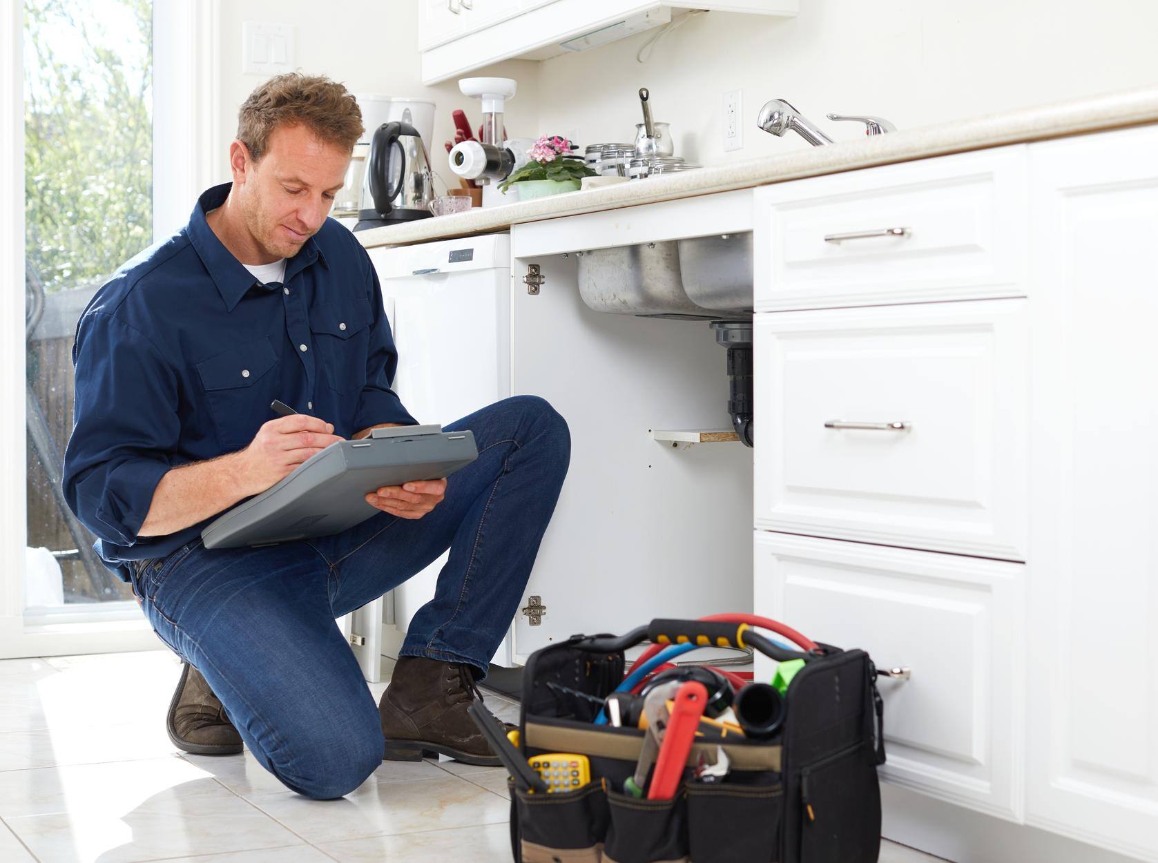 residential plumber fix sink drain