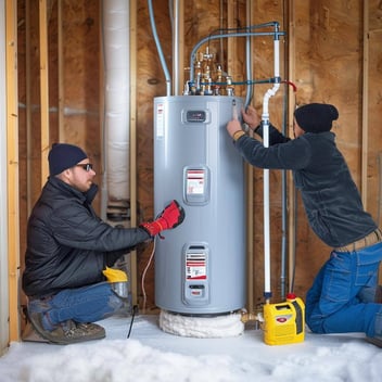 water heater winterization