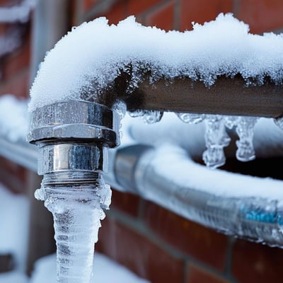 frozen pipes in a home