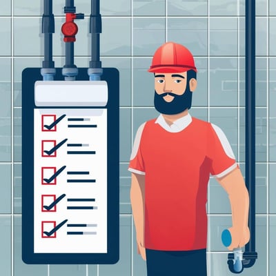 plumbing check list graphic