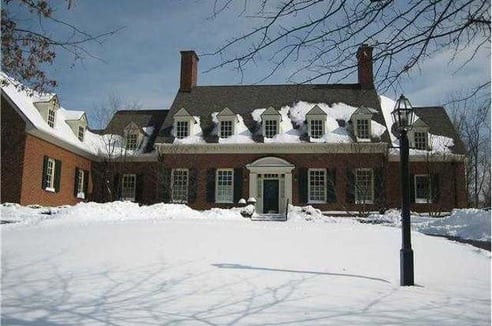 new albany ohio home in winter