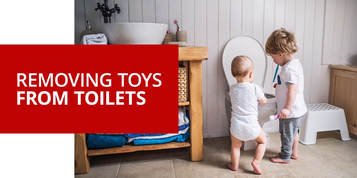 Removing Toys From Toilets