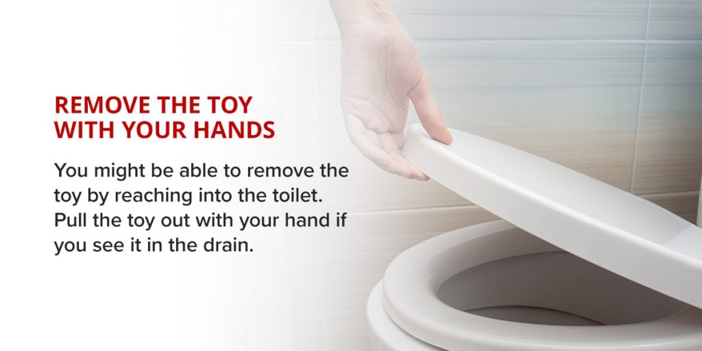 Remove the Toy With Your Hands