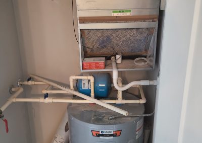 Plumbing install closet